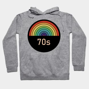 Retro rainbow 70s Hoodie